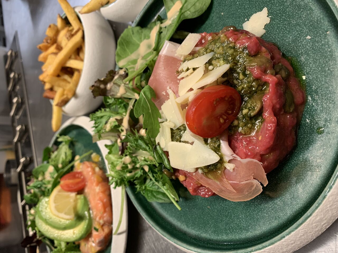 Tartare de bœuf italien au couteau