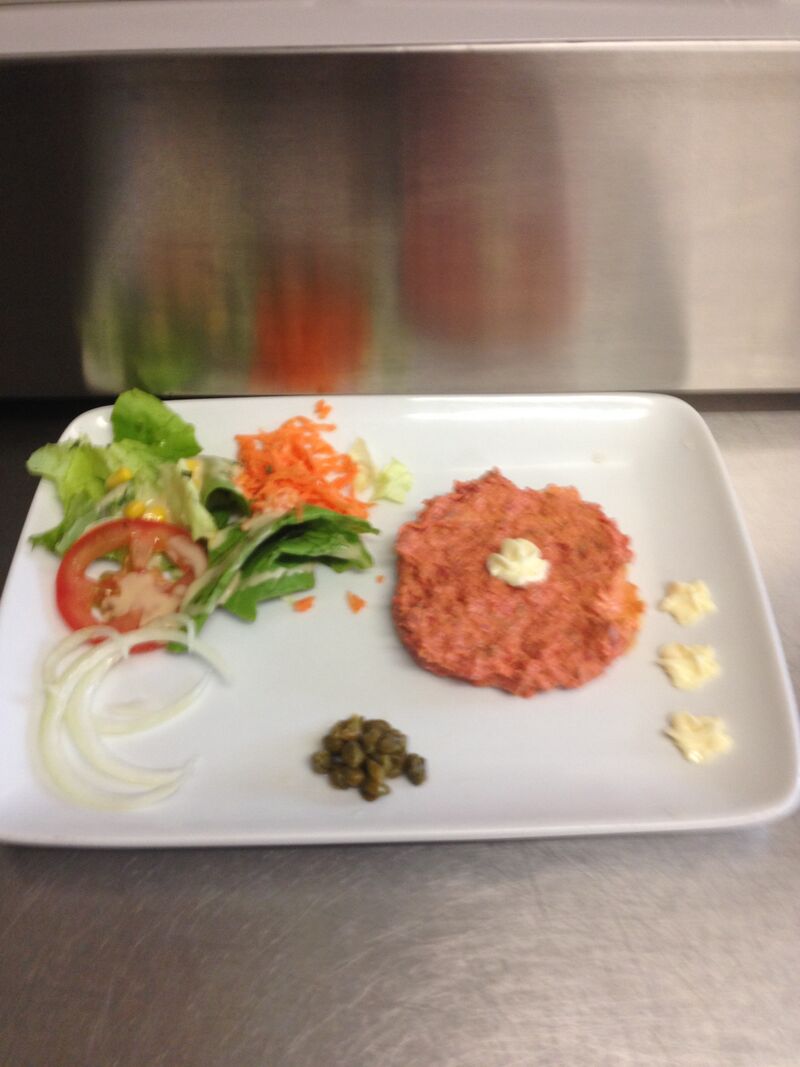 plat filet amèricain