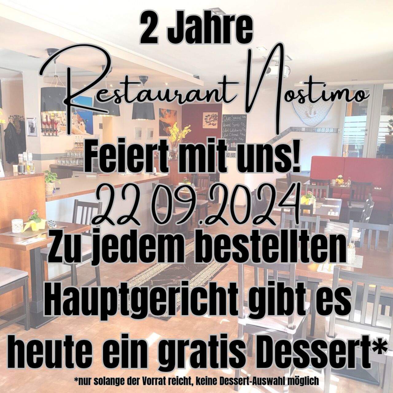 2 Jahre Restaurant Nostimo