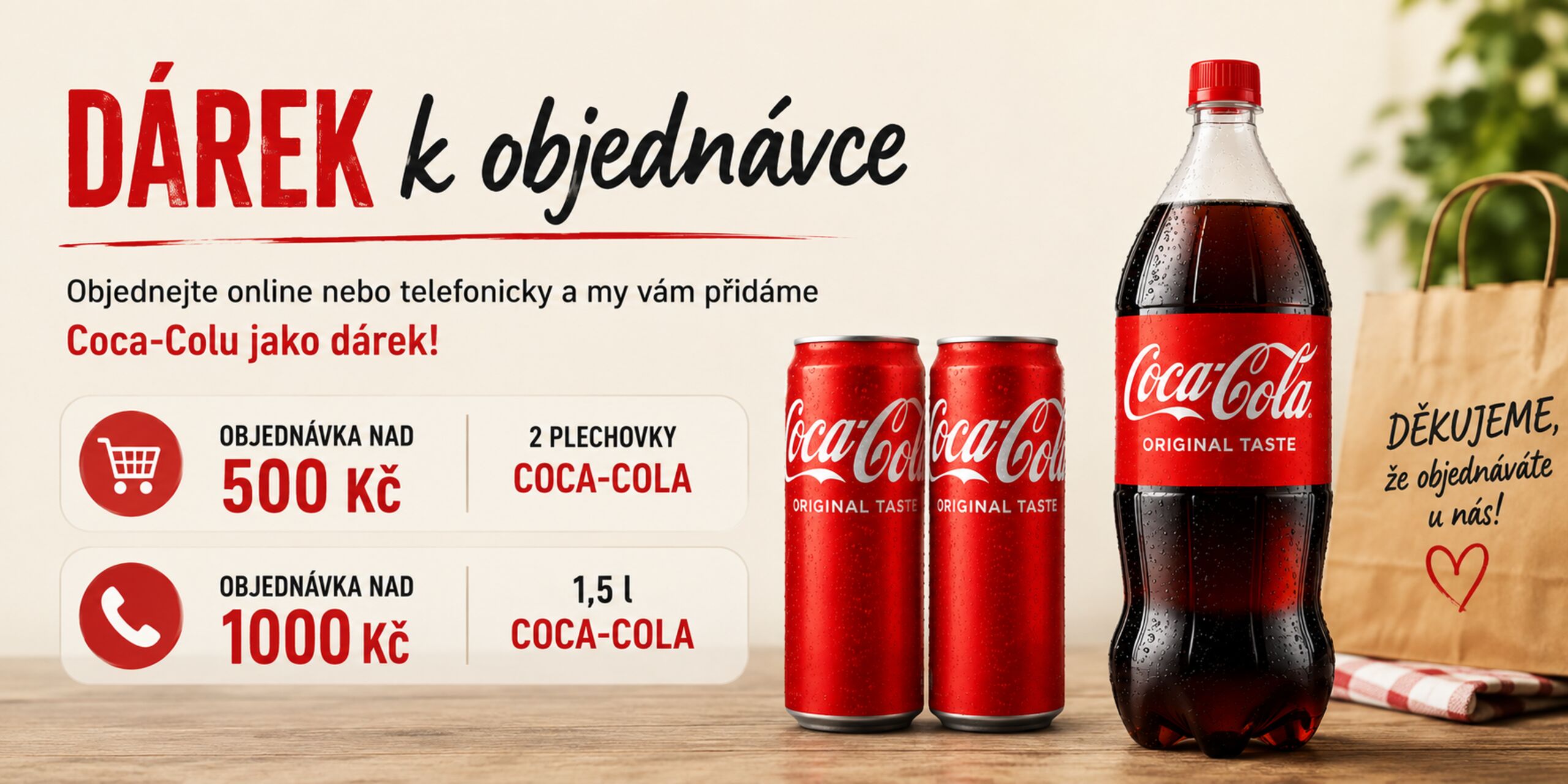 Dárek k objednávce