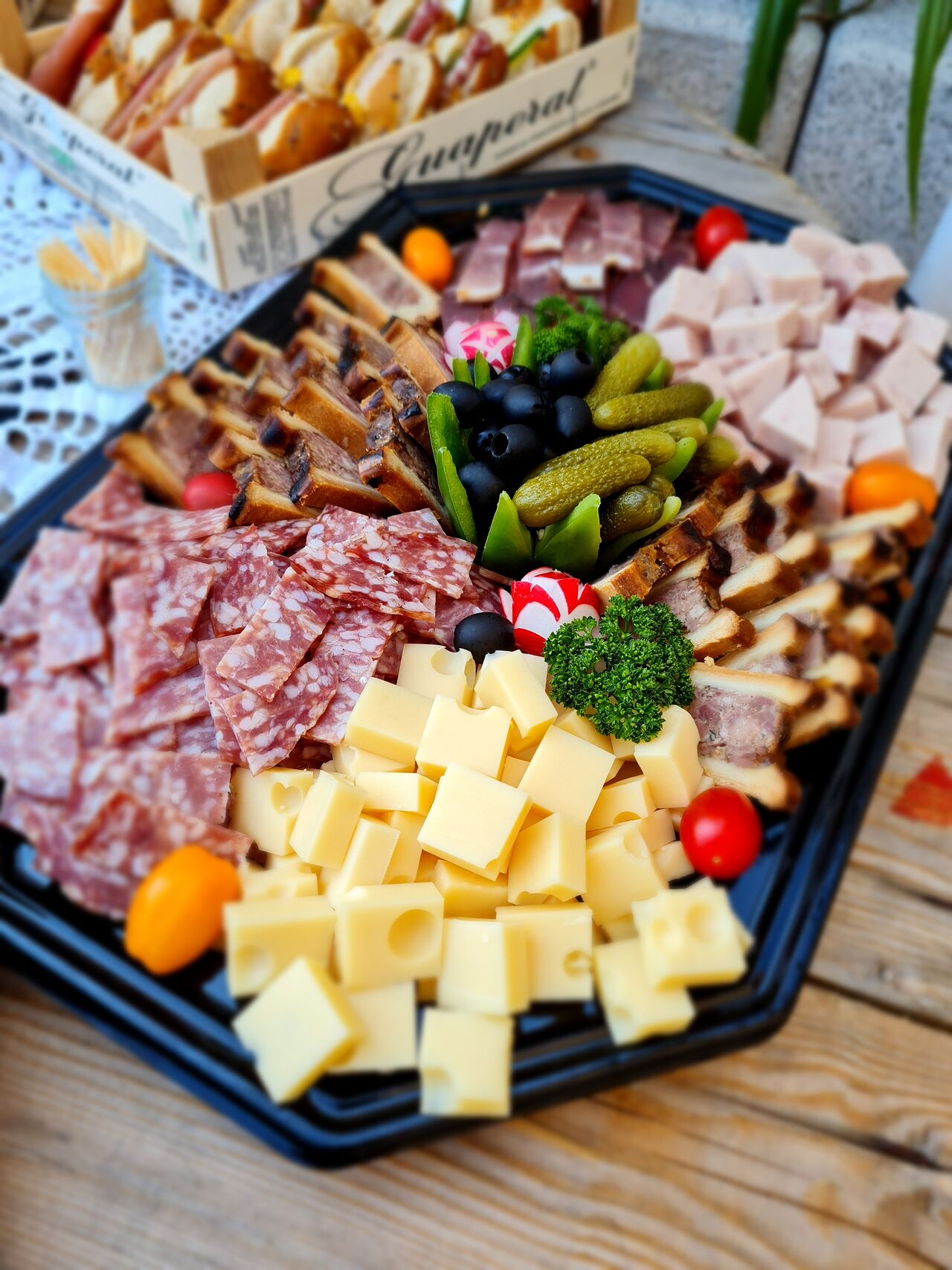 plateau de charcuteries-fromage