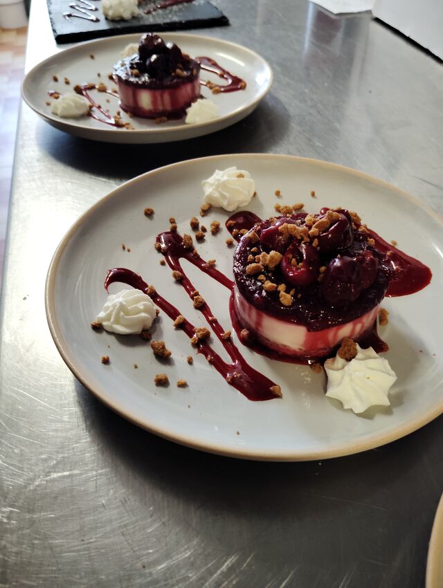 Délice aux cerises et spéculos 