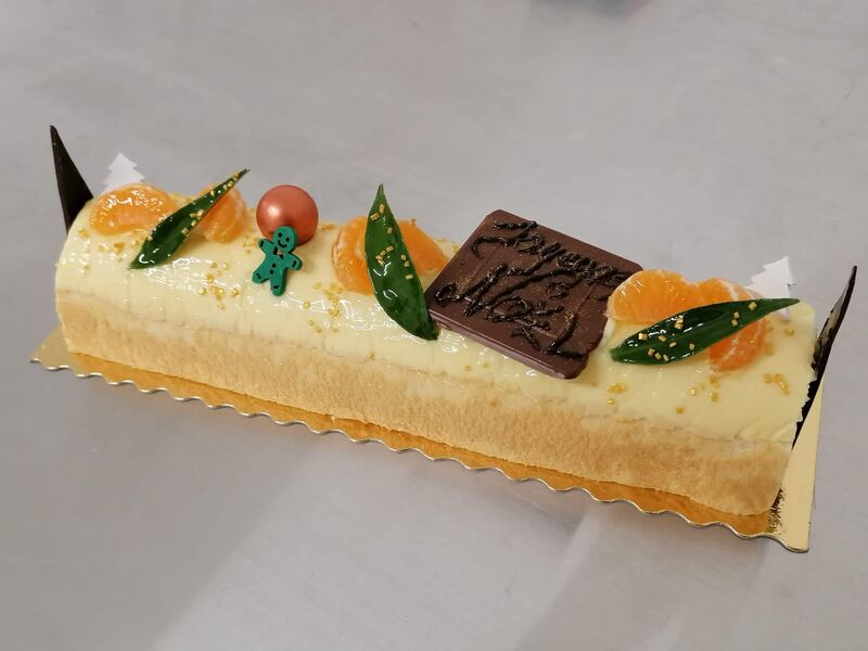 Bûche à la mandarine