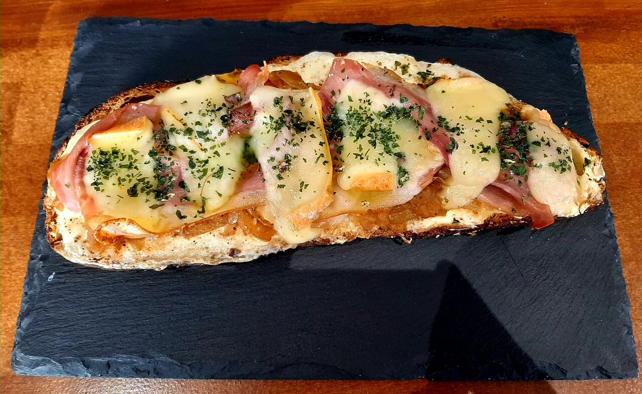 Bruschetta raclette 