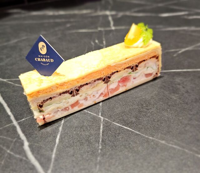 Millefeuille de crudités
