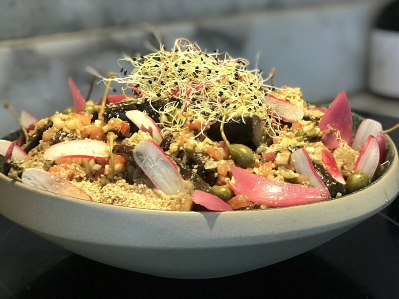 Aubergines laquées au miso