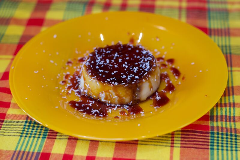 Flan au lait de coco