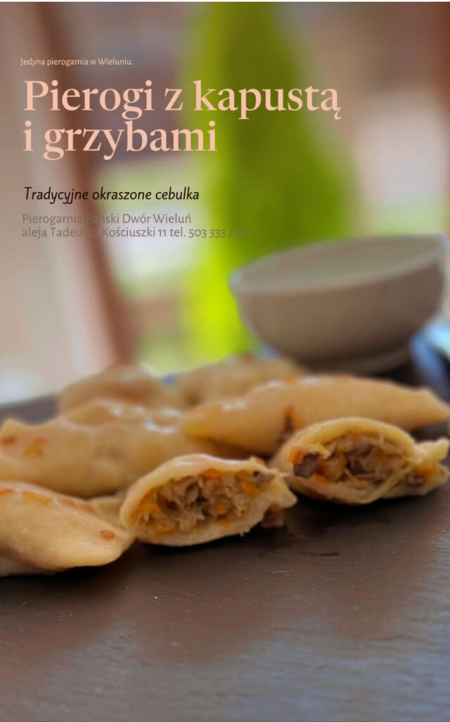 pierogi z kapustą i grzybami