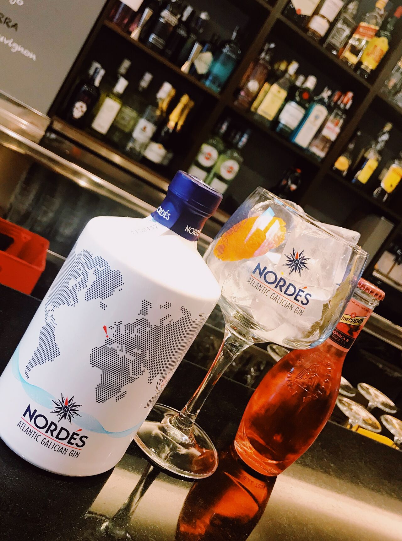 GINTONIC DE NORDÉS CON TÓNICA HIBISCUS 