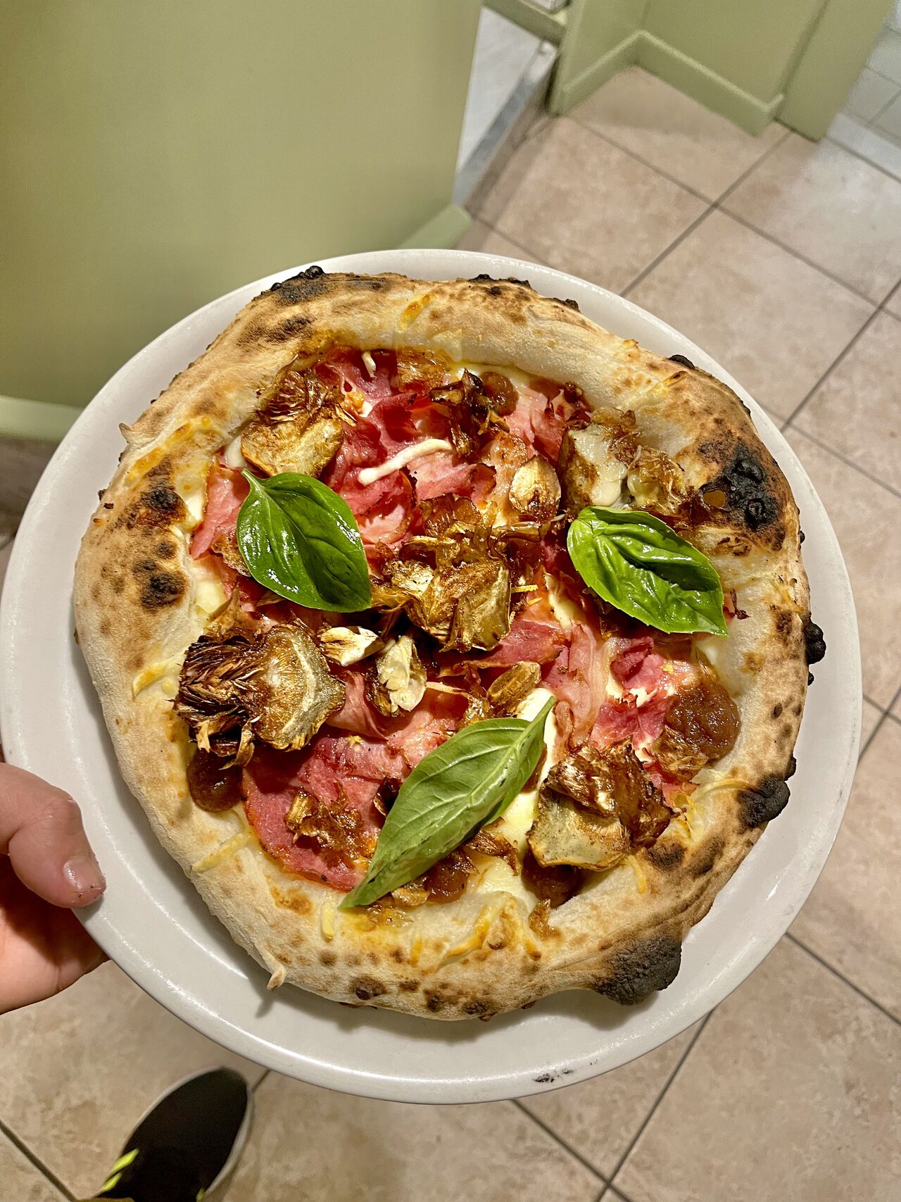 Cotto alla Brace & Carciofo fritto 