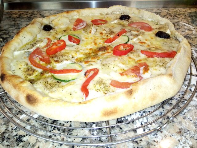PIZZA LA VEGETARIENNE BLANCHE