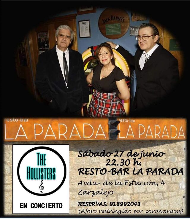 THE HOLLISTERS son un trío de Madrid que rinde tributo a grandes artistas ingleses y americanos de los años 50's y 60's.
