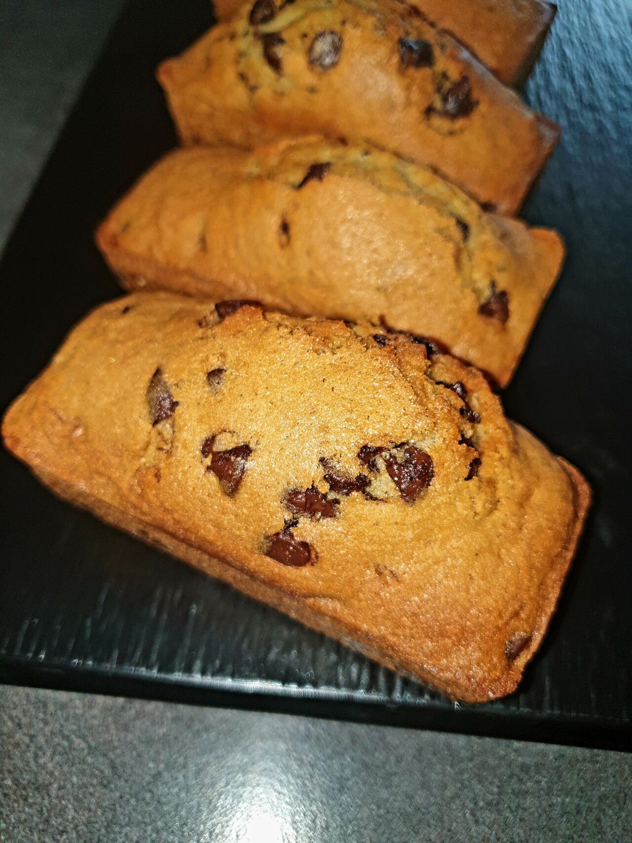 Mini-moelleux aux pépites de chocolat