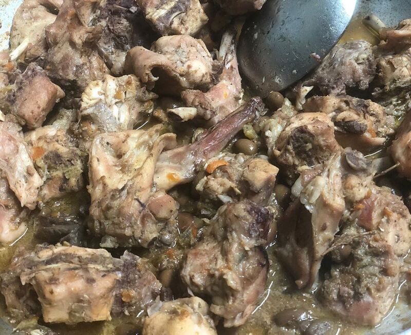 coniglio alla ligure