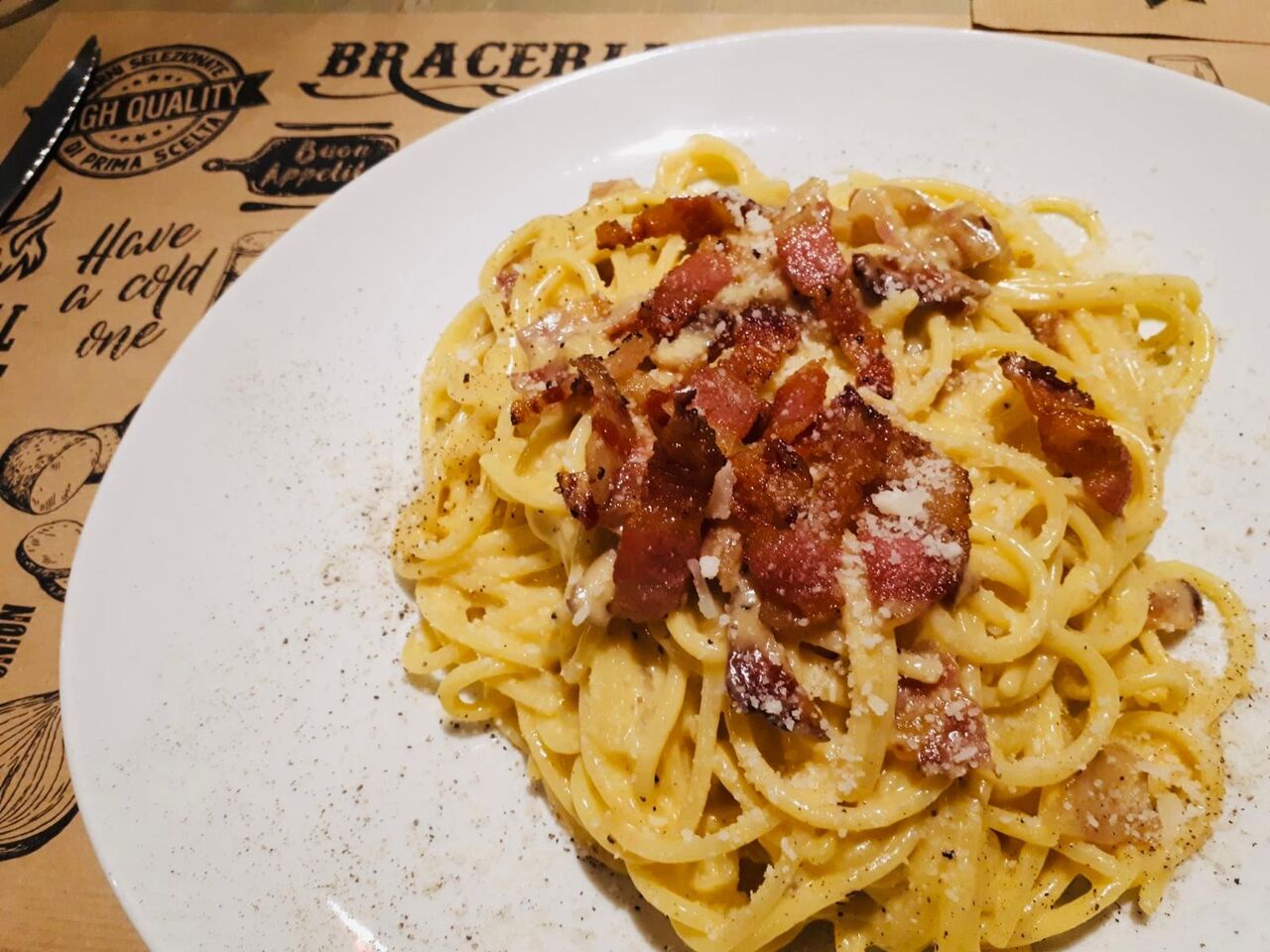 La carbonara... solo per pochi intimi