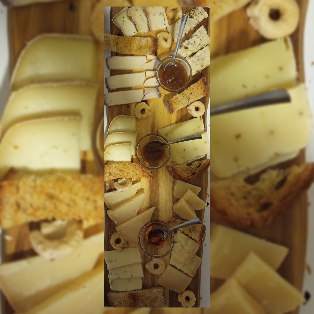 Tagliere formaggi e confetture 