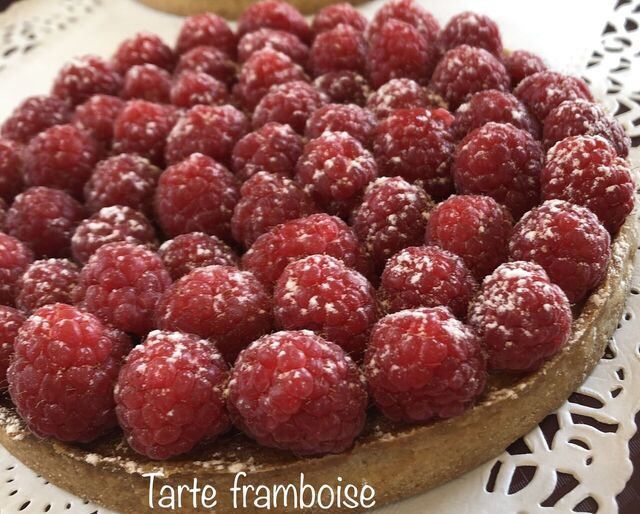 Tarte framboise