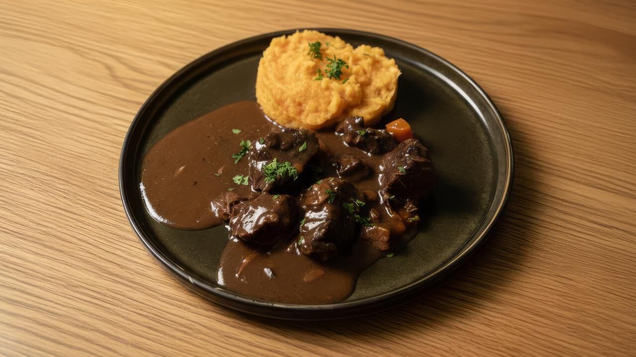 Joue de bœuf sauce bourguignonne