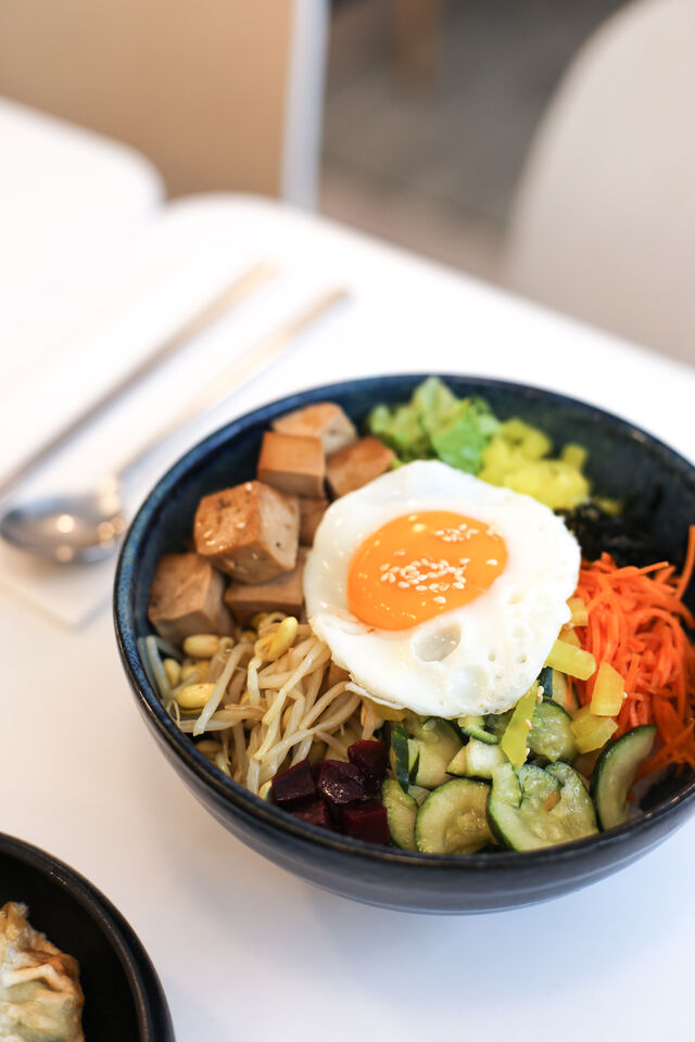 BIBIMBAP VEGAN, supplément oeuf