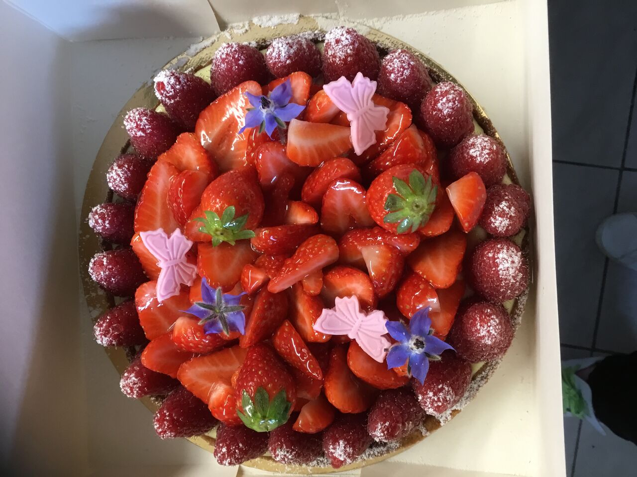 Tarte d été disponible jusqu en septembre à la taille que vous voulez 