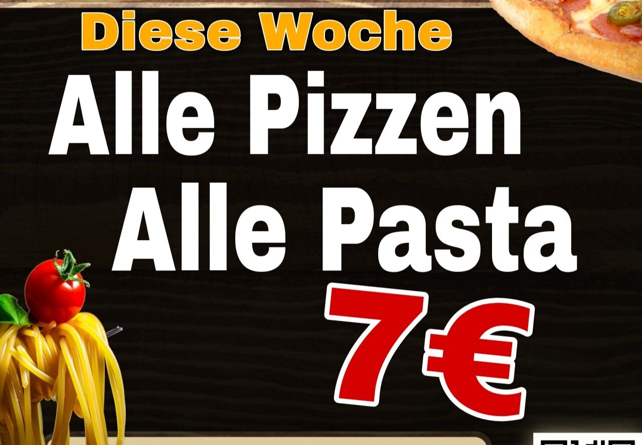 #Mittagstisch ?23 - 26.2.21 ?11 - 14Uhr
Alle #Pizzen & Alle #Pasta diese Woche für nur 7€
☎️0️⃣7️⃣2️⃣2️⃣2️⃣5️⃣1️⃣2️