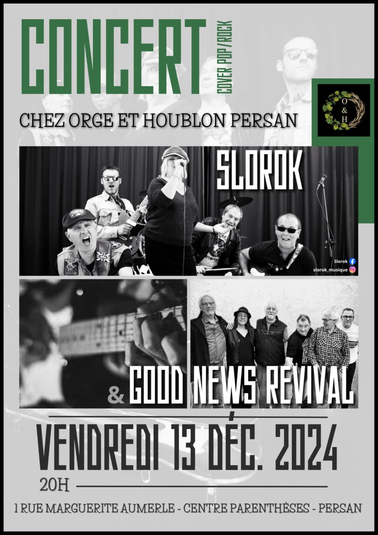 2 concerts inédits le vendredi 13 décembre - action Téléthon