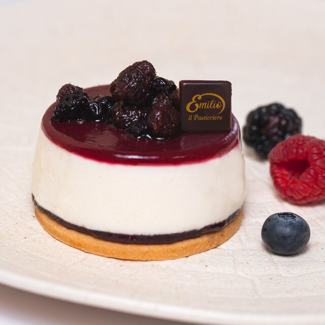 Monoporzione Cheesecake frutti di Bosco