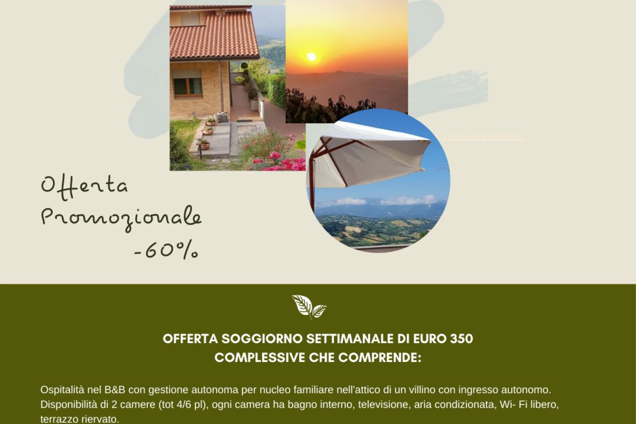 OFFERTA PROMOZIONALE