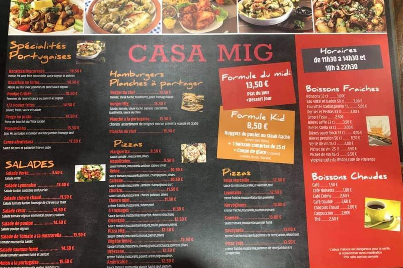 Casa Mig - Craponne Portugaise cuisine près de moi Réserver Casa Mig - Craponne Portugaise cuisine près de moi Réserver
