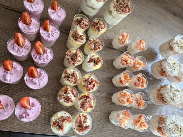 Verrines diverses à la demande 😋