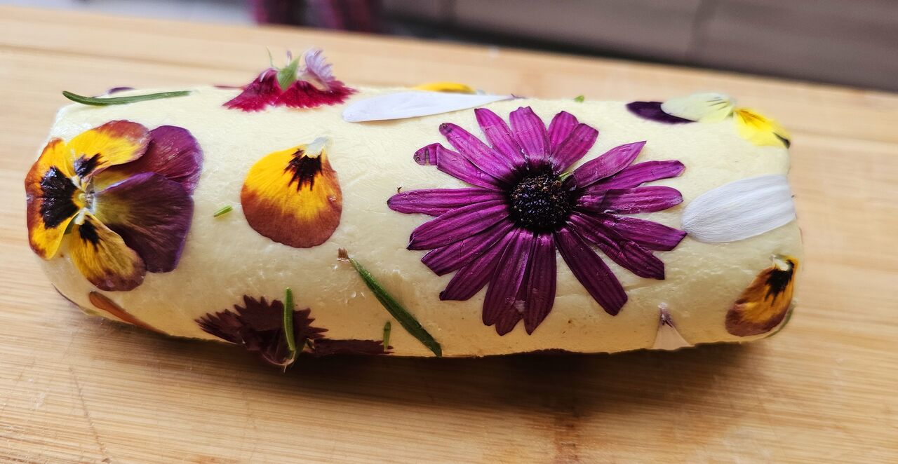 Beurre aux fleurs