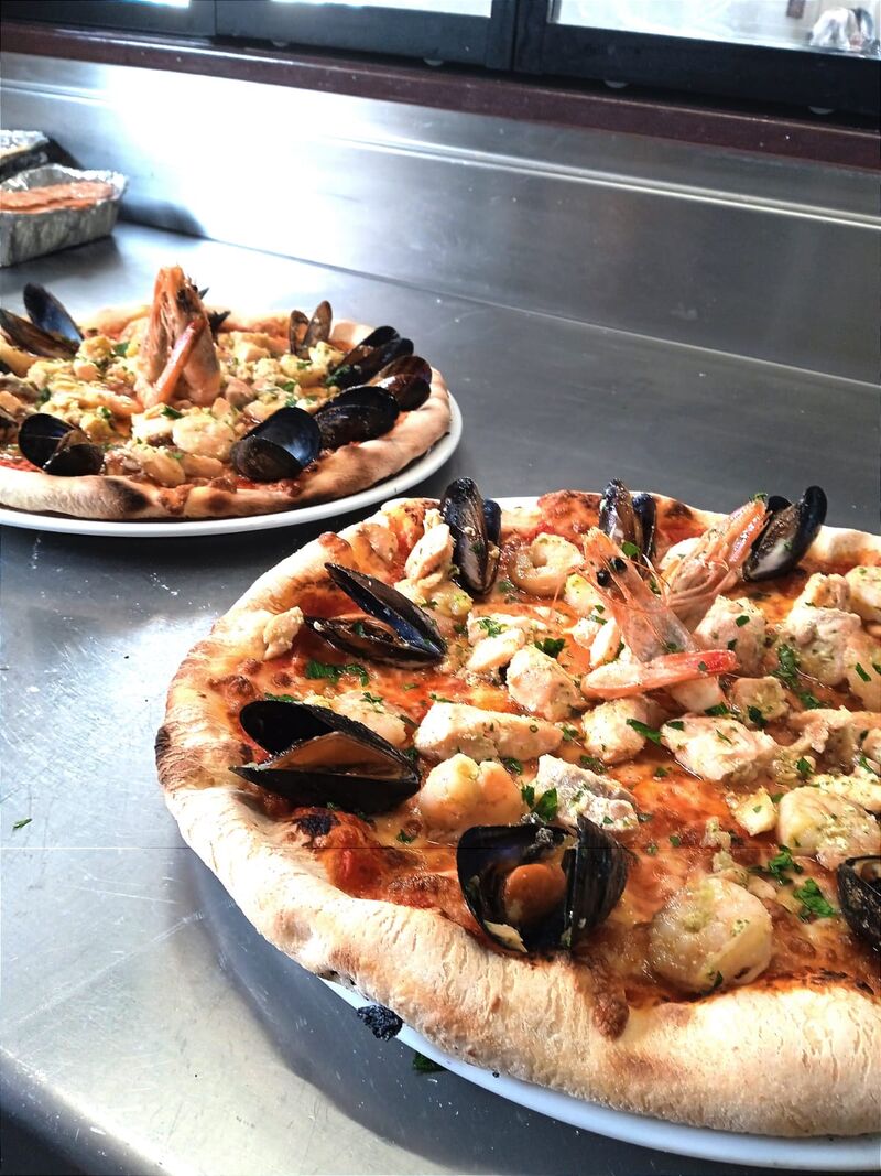 Pizza fruits de mer