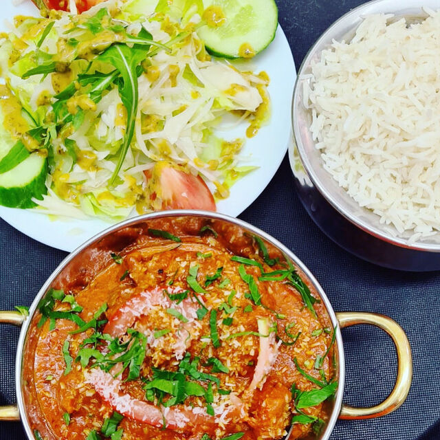 Nr. 116,jinga Naryalwale?rise mit #Salat?#Maan-o-salwa. ??Pakistanische Restaurant Berlin. 