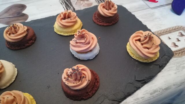 Macarons au foie gras 