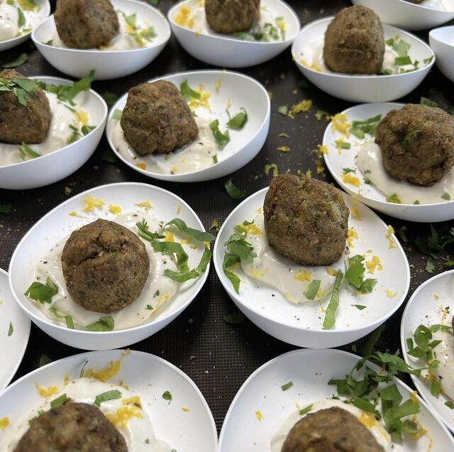 Falafels sur tahiné