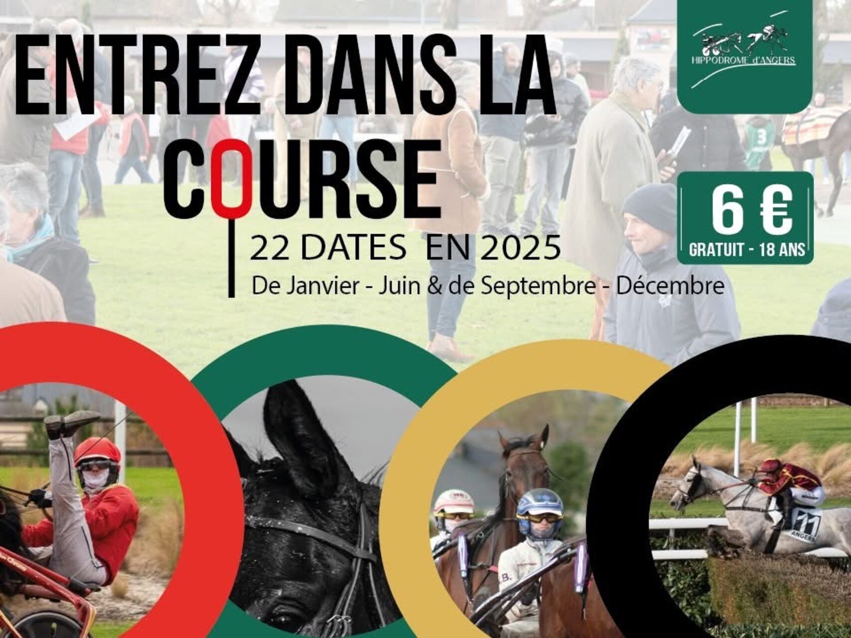 Tarif entrées courses 2025