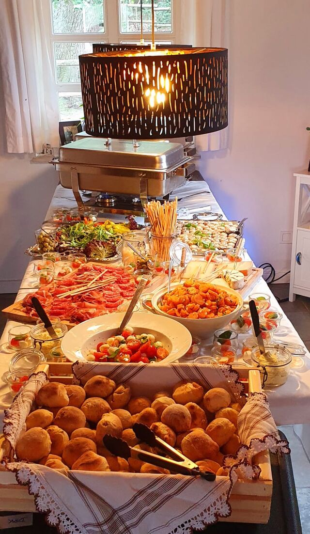 Tauf-buffet außer Haus 