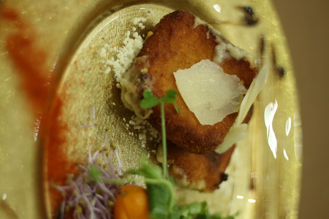 Croquette parmesan et taleggio