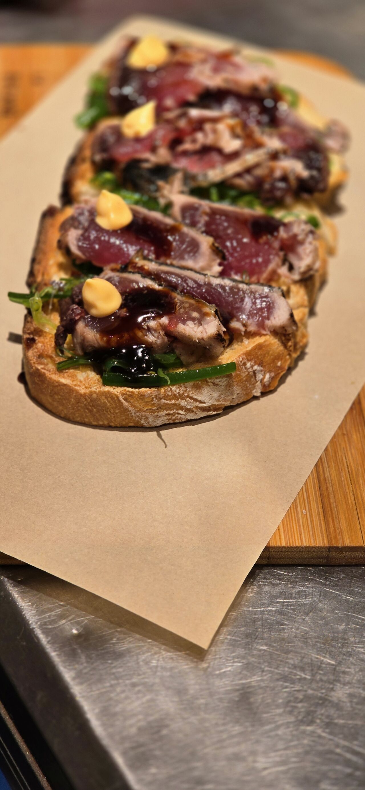 Tosta de rataky de bonito