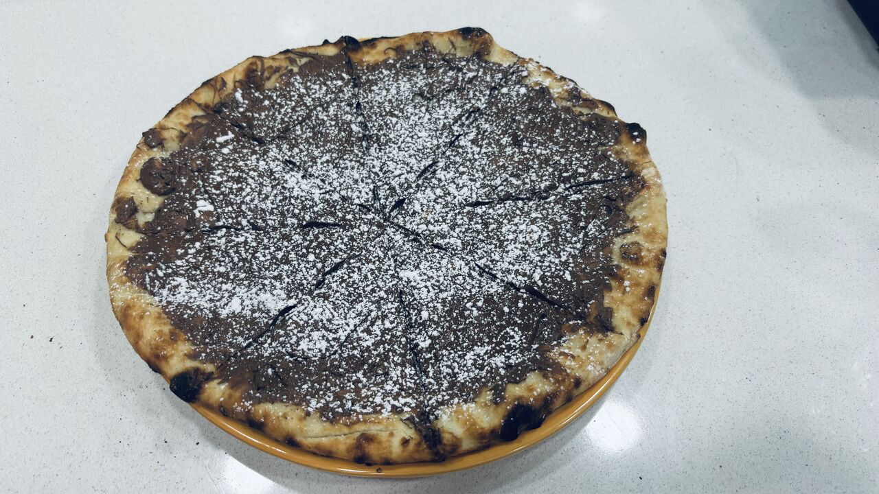 Pizza alla nutella