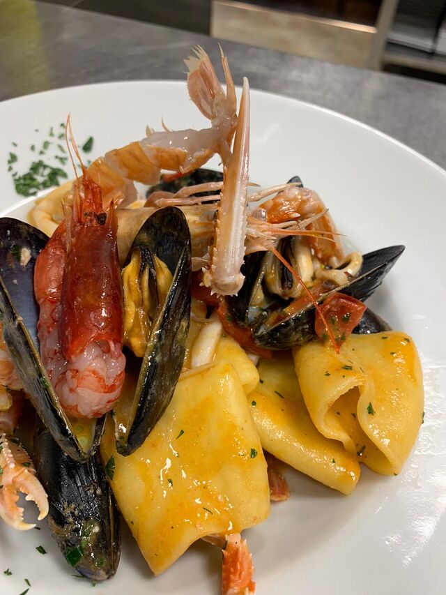 Paccheri alla pescatora