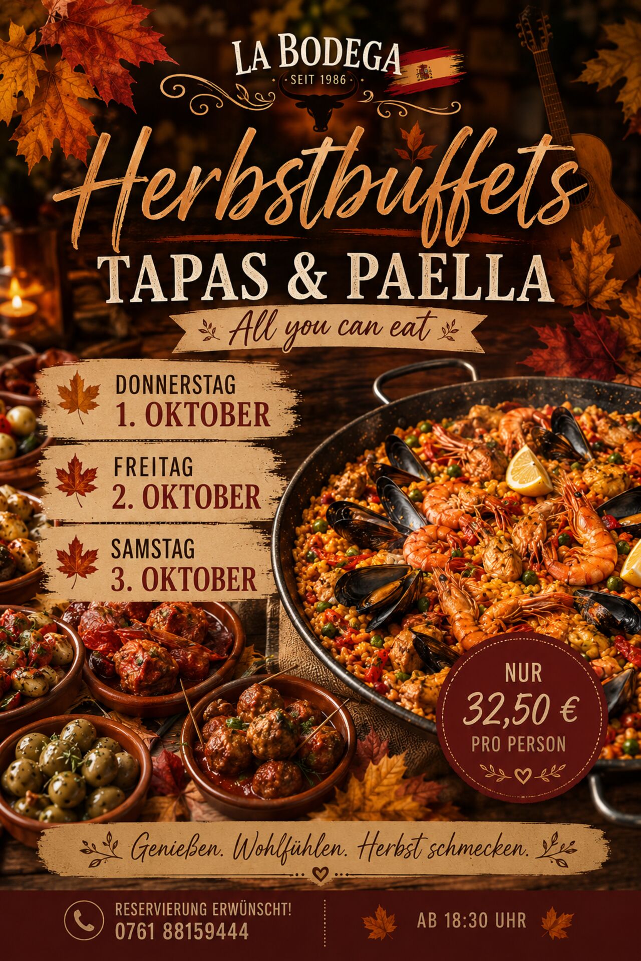 HERBSTBUFFETS all you can eat