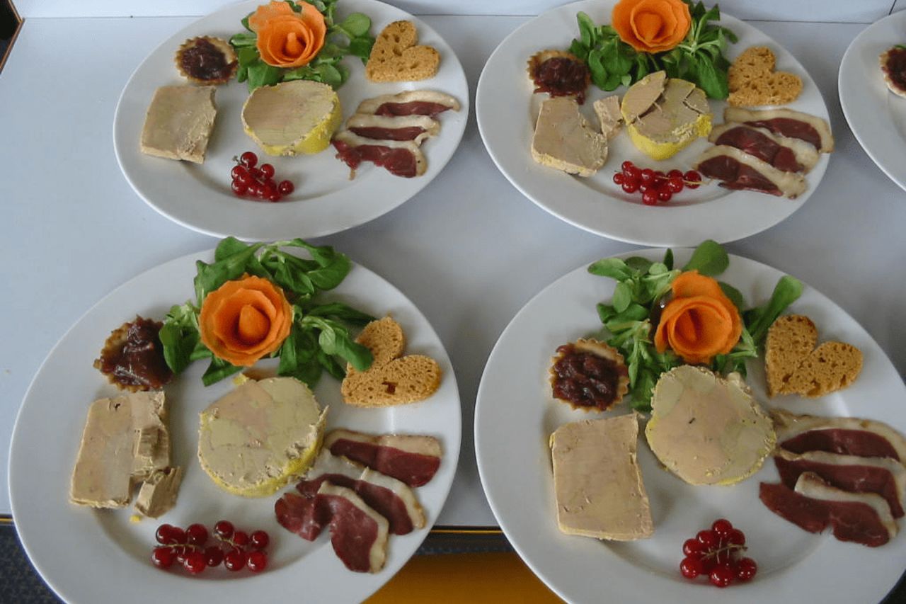 Assiette de foie gras