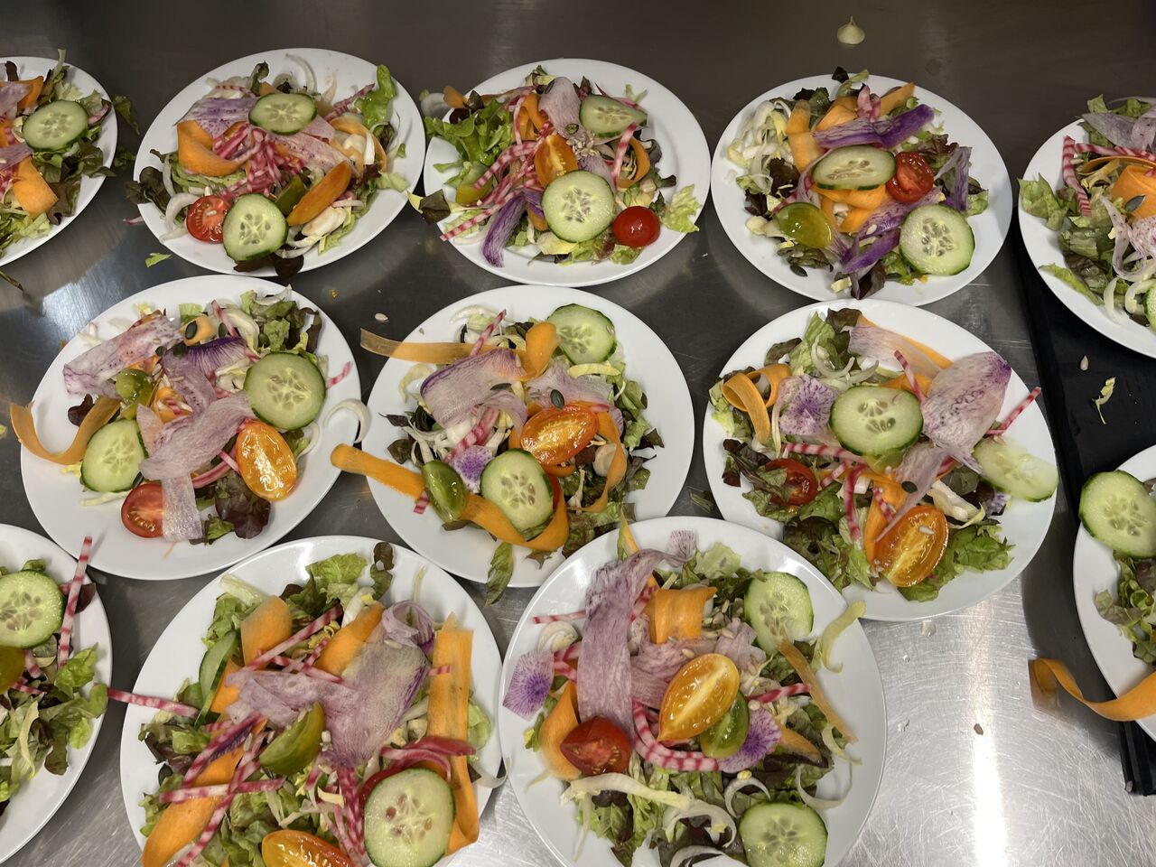 Salade fraicheur de nos groupes / Selon la saison