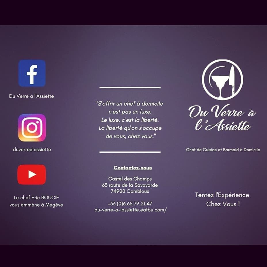 Du Verre à l'Assiette // Dépliant // PUB