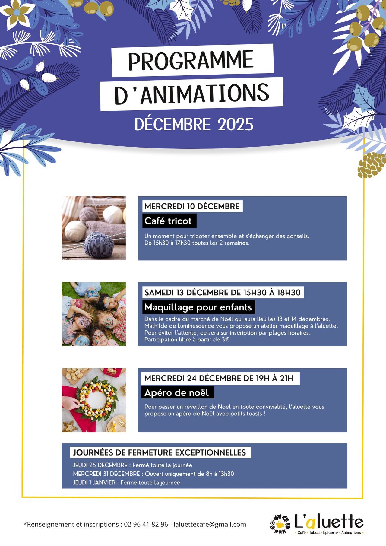 Programme Décembre 2025