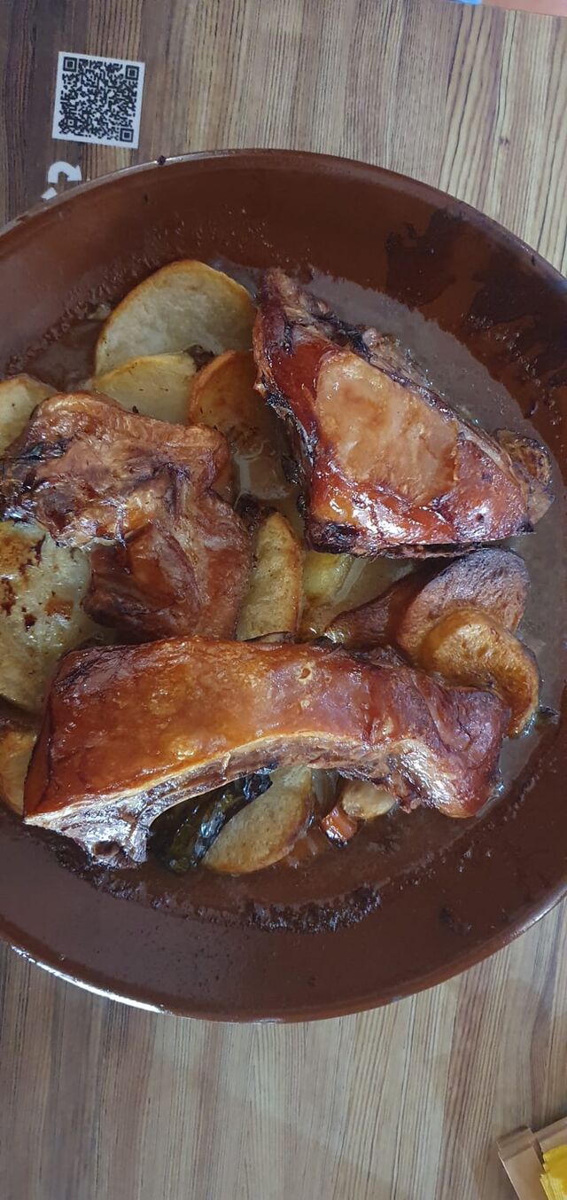 Cochinillo asado a baja temperatura