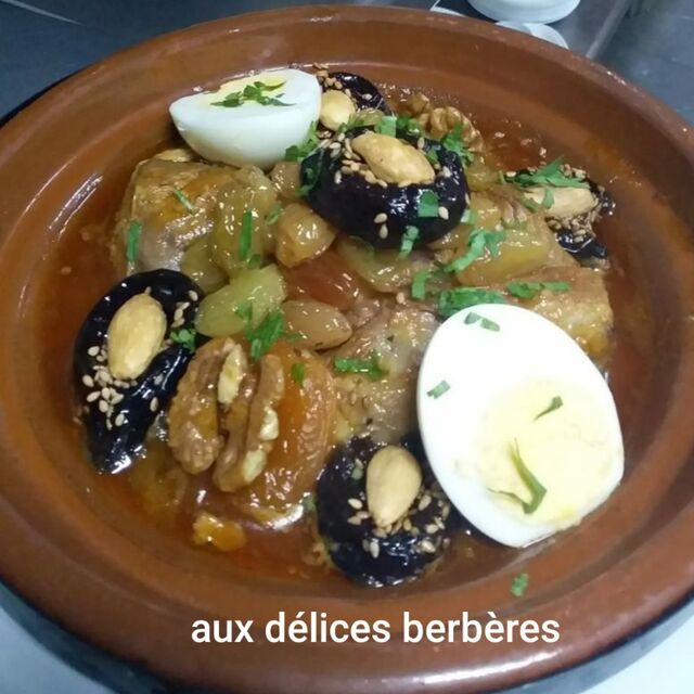 Tajine Poulet & pruneaux