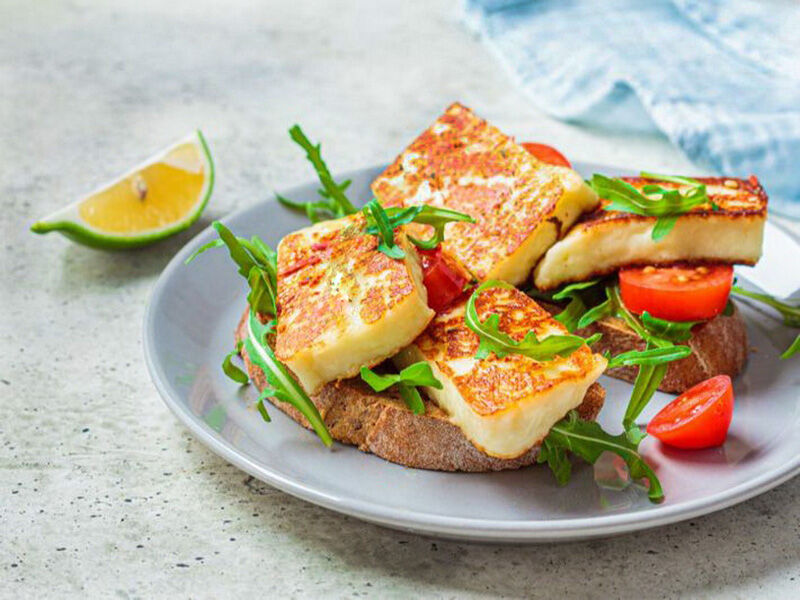 HALLOUMI GRILLE ( Formage Halloumi grillé au feu de bois)