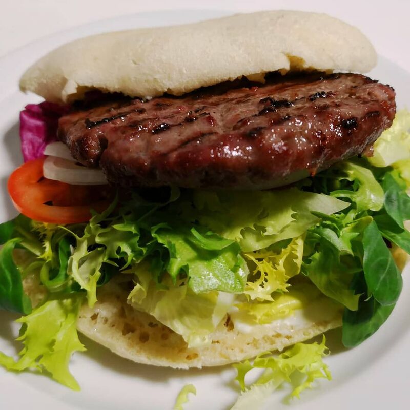 Hamburguesa jardinera de Black angus 